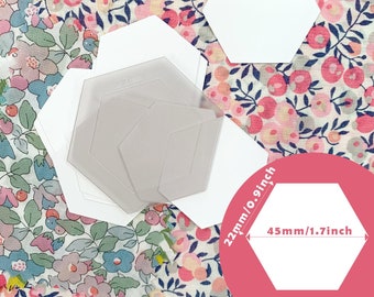 22mm (0.9inch) Hexagon Paper templates for English Paper Piecing (100Pieces)