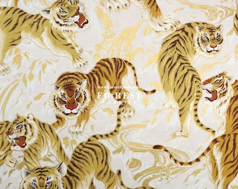 Baumwolle - Tiger Japan Style Milky - 50cm