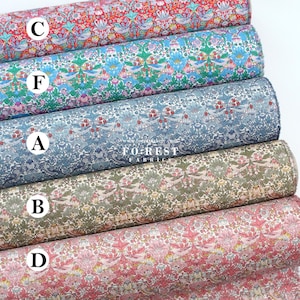 Liberty of London (tessuto di cotone Tana Lawn™) - Strawberry Thief - 50 cm