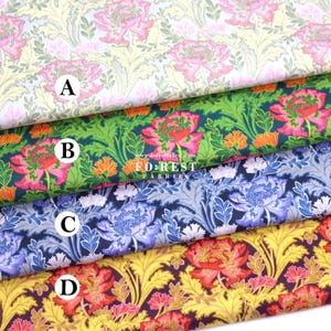 Liberty of London (tessuto di cotone Tana Lawn) - Poppy Flair Summer Gallery - 50 cm