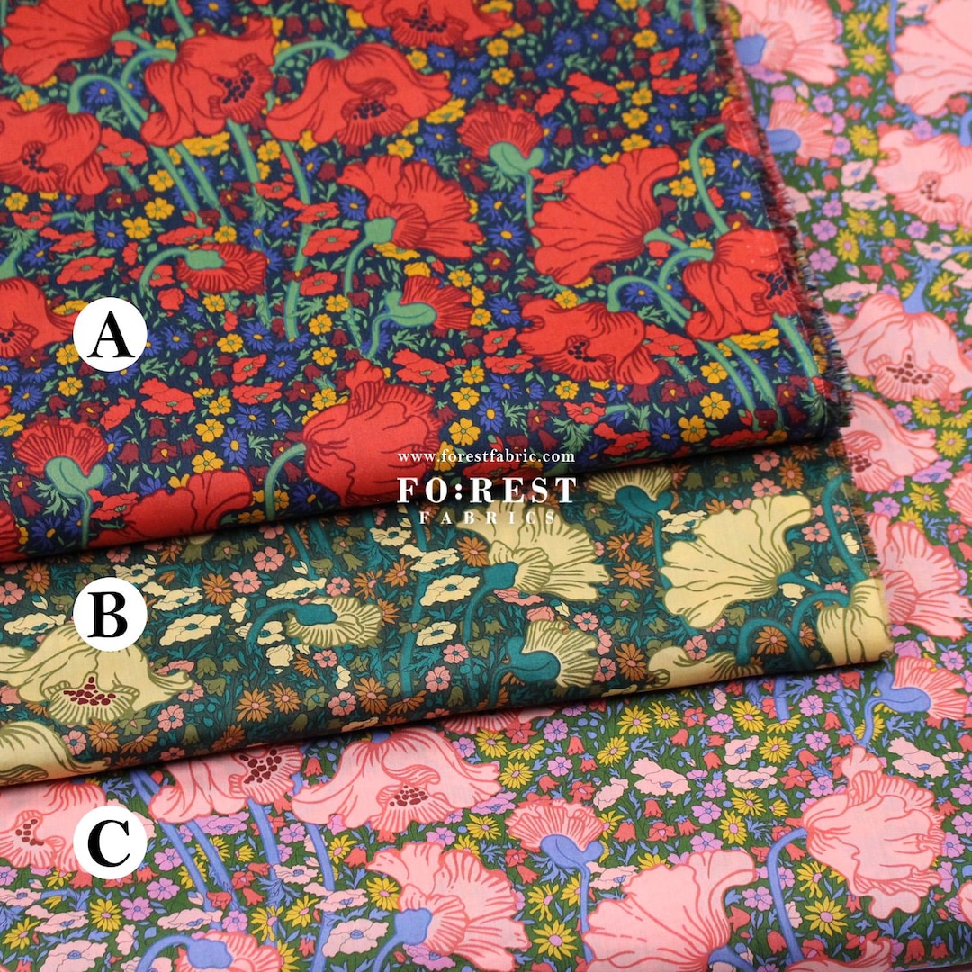 Liberty of London (cotton Tana Lawn Fabric) - Clementina Daisy From the ...