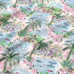 Liberty of London (tessuto di cotone Tana Lawn) - Cape Vista - 50 cm