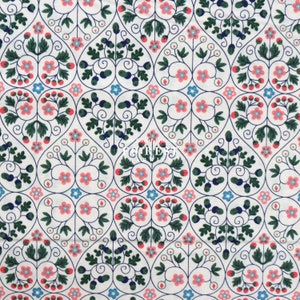 Liberty Quilting - Lasenby Cotton - The Orchard Garden Garden Gates Y - 50cm