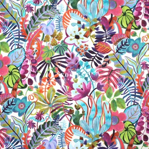 Liberty of London (Tessuto di cotone Tana Lawn) - Flower Jungle Trip A - 50 cm