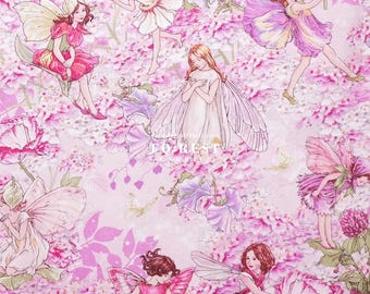 Michael Miller - cotton - Cicely Mary Barker PETAL FLOWER FAIRIES - 50cm