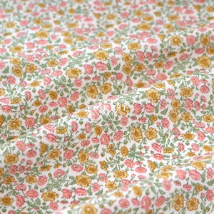 Liberty of London (tessuto di popeline di cotone Piccadilly) - Freyja daisy C - 50 cm