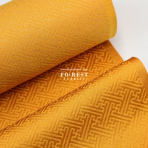 Gold brocade  - Traditional solid color Japanese style KINRAN fabric GOLD - 25cm