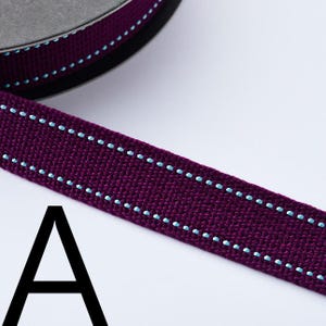 1meter - Echino 2.5cmW Polyester Webbing A
