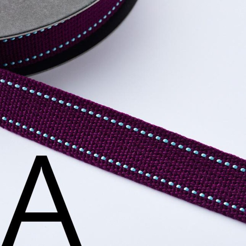 1meter - Echino 2.5cmW Polyester Webbing A