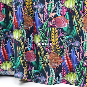 Liberty of London (tessuto in cotone Tana Lawn) - Il giardino acquatico A - 50 cm