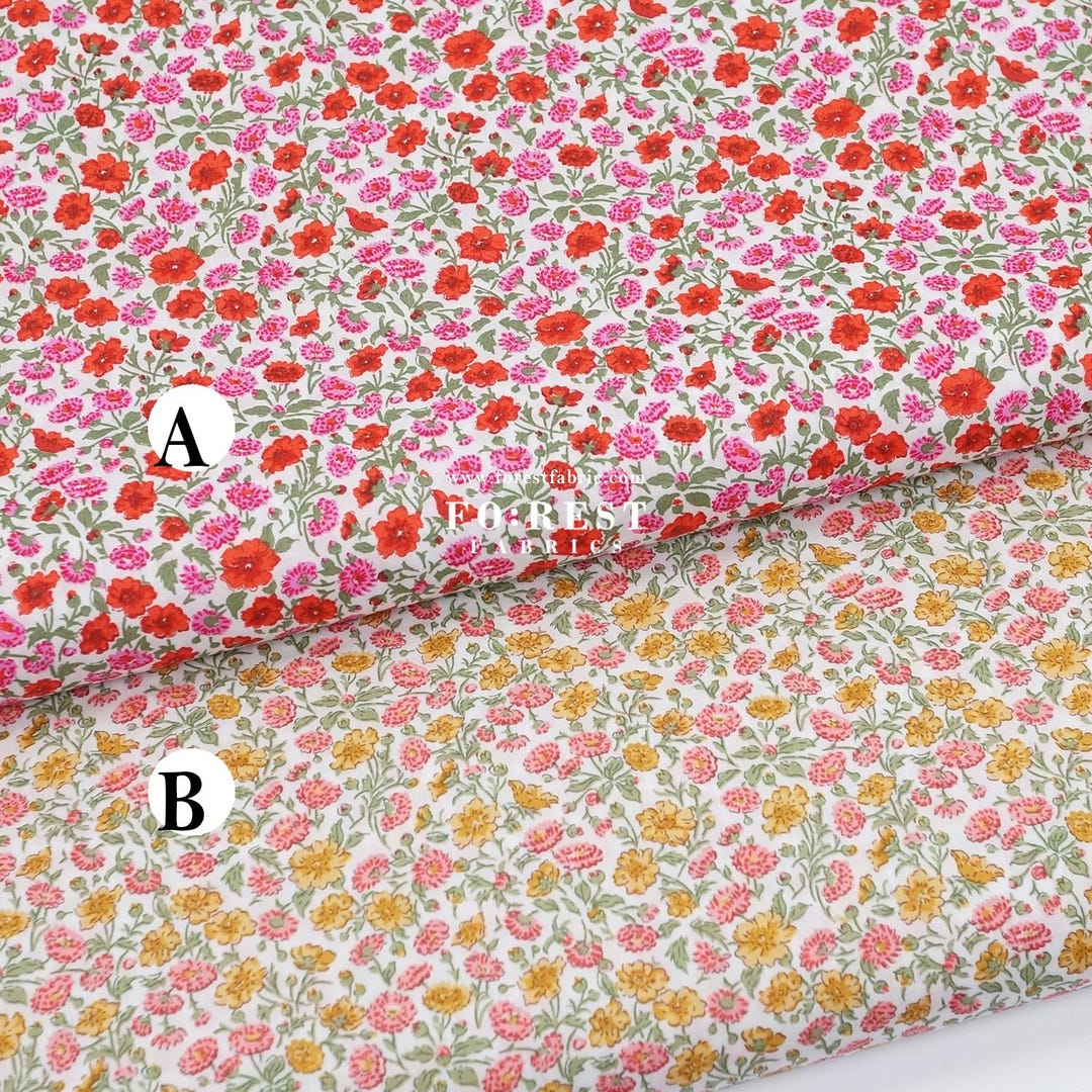 Liberty of London (cotton Tana Lawn Fabric) - Freyja Daisy the
