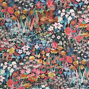 Liberty of London (Cotton Tana Lawn Fabric) - Faria Flower Small - 50cm