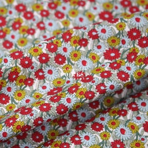 Liberty Quilting - Lasenby Cotton - Tessuto Postcard From the Highlands (Marguerite Meadow C) - 50 cm