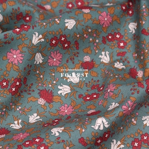Liberty Quilting - Lasenby Cotton - woodland walk (Natures garden C)- 50cm