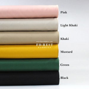 Khaki 100% Cotton Twill Heavy Woven Fabric – Jeans, Workwear, Drill, 150cm  wide