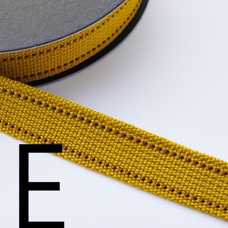 1meter - Echino 2.5cmW Polyester Webbing E