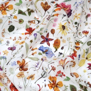 Liberty of London (Tessuto di cotone Tana Lawn) - FLORAL EVE Bianco - 50 cm