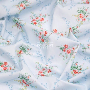 Liberty of London (tessuto per prato in cotone Tana) - Collezione Bridgerton Garden Blooms B - 50 cm