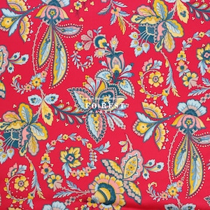 Liberty of London (Tessuto in Raso di Seta) - fiore flora belle - 50cm