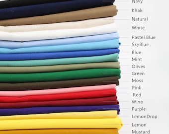 Oxford cotton - solid fabric - 50cm