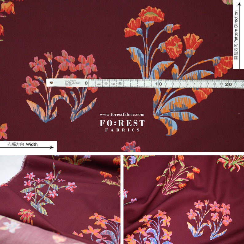 Liberty of London Cotton Tana Lawn Fabric FLORAL TAPESTRY SPL23 50cm image 2