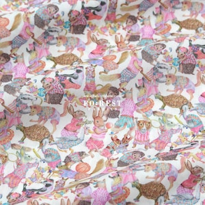 Liberty of London (Tessuto di cotone Tana Lawn) - Hullabaloo PINK - 50 cm