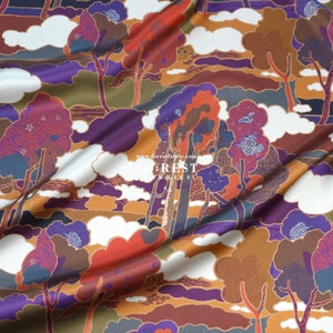 Liberty of London (tessuto in raso di seta) - PROSPECT ROAD - 50 cm