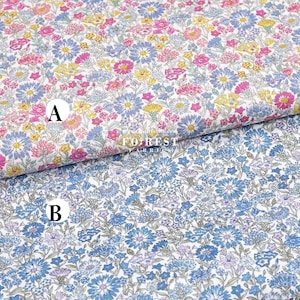 Liberty of London (tessuto di cotone Tana Lawn) - May Fields The Floral Journey - 50 cm
