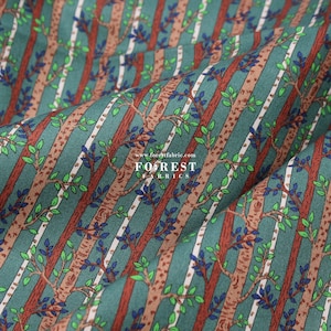Liberty Quilting - Lasenby Cotton - woodland walk (into the woods C)- 50cm