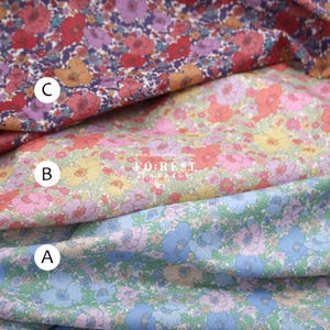 Liberty of London (Tessuto di cotone Tana Lawn) - Flower Meadow Song Classic - 50 cm