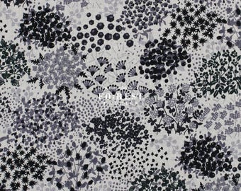 Echino - cotton linen - Sketch Japanese Fabric Natural B- 50cm