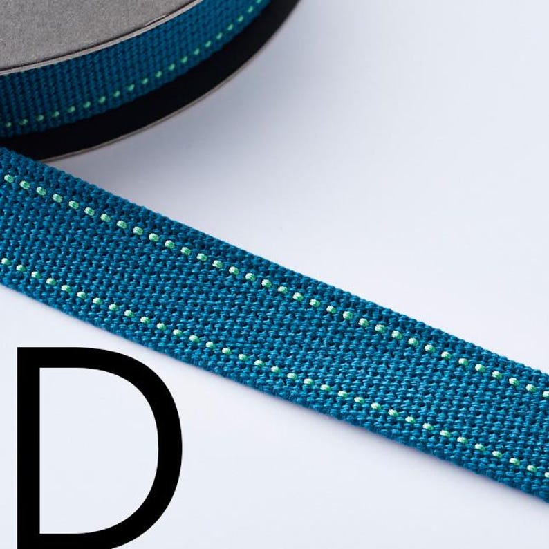 1meter - Echino 2.5cmW Polyester Webbing D