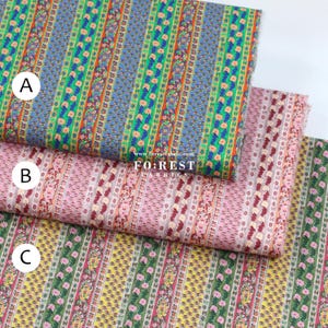 Liberty of London (Tessuto di cotone Tana Lawn) - Prospect Stripe Retold - 50 cm