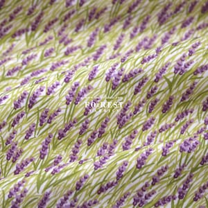 Liberty Quilting - Lasenby Cotton - Tessuto Postcard From the Highlands (Marsh Orchids A) - 50 cm