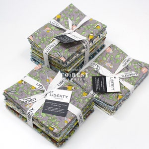 Liberty Quilting - Lasenby Cotton - Woodland Walk Autumn Misty Morning Fat Quarter Bundle