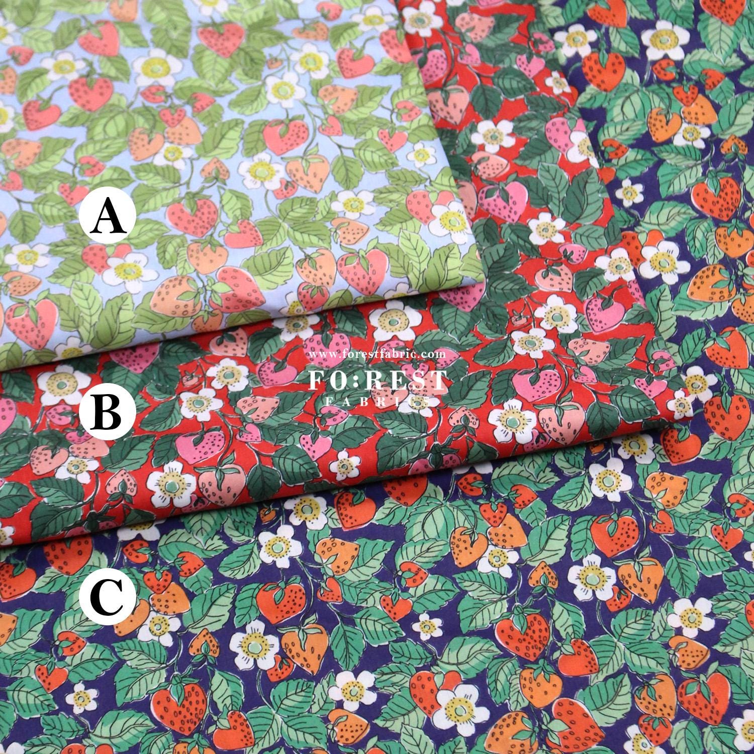 Liberty of London (cotton Tana Lawn Fabric) - Enamoured Love