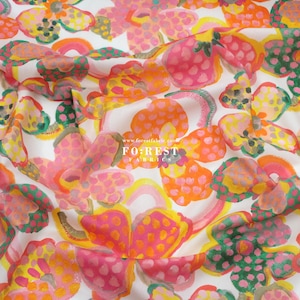 Liberty of London (Tessuto di cotone Tana Lawn) - Fauvismo floreale A - 50 cm