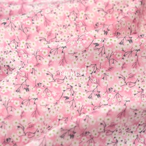 Liberty of London (Cotton Tana Lawn Fabric) - Mitsi Valeria Pink- 50cm
