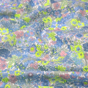 Liberty of London (Tessuto di cotone Tana Lawn) - Margaret Annie Flower N - 50 cm