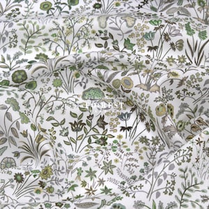 Liberty of London (Cotton Tana Lawn Fabric) - Shepherdley Song Flower - 50cm