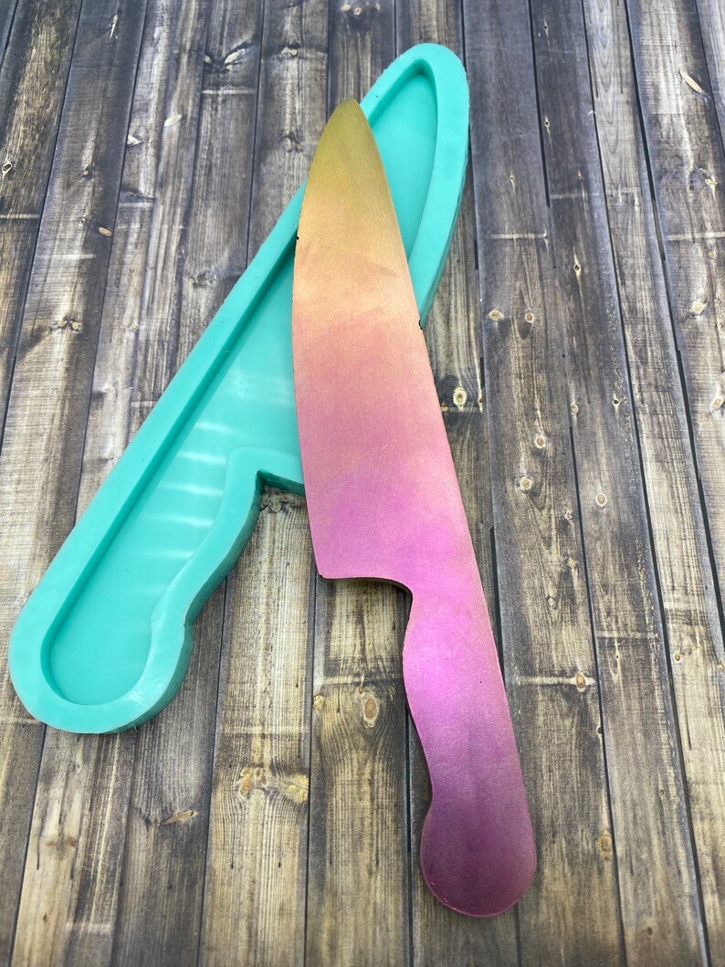 Silicone Knife Mold for Resin Etsy