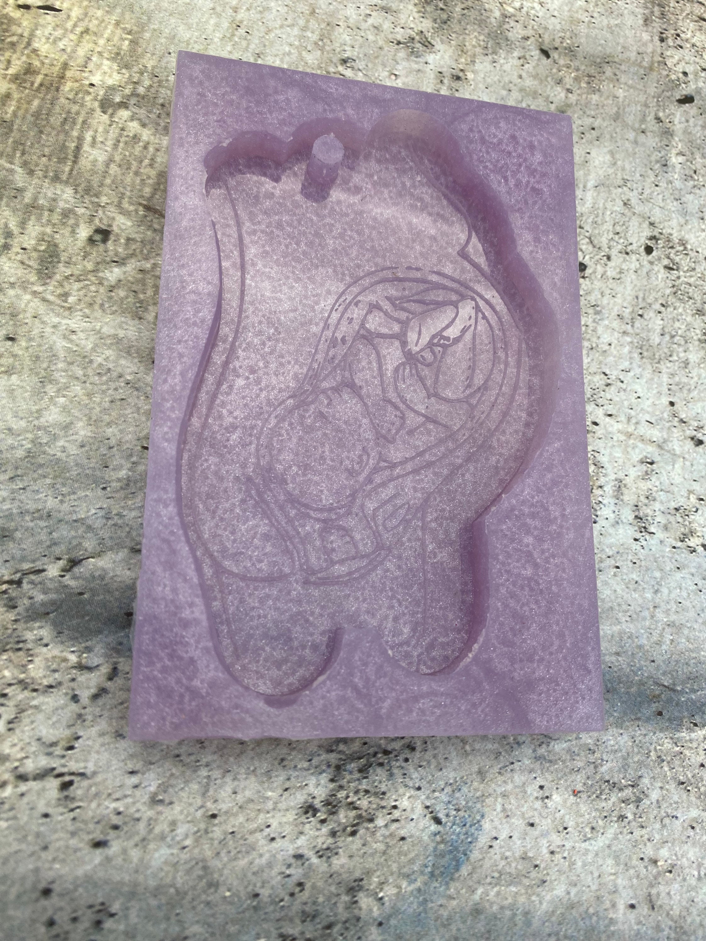 Anatomical Pregnant Belly Keychain Mold Silicone Mold Resin Etsy