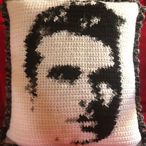 Morrissey Crochet Pillow PATTERN ONLY The Smiths