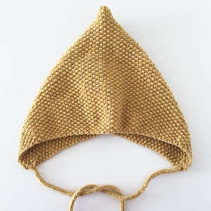 Baby Bonnet Knitting Pattern - Mio Knitted Hat PDF Knitting Pattern - Instant Download - English Language