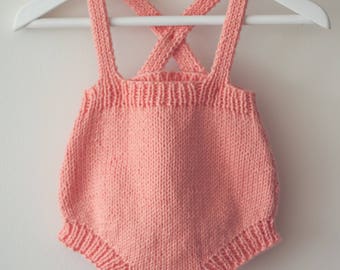 Baby Bloomers Knitting Pattern - Lenny Knitted Shorts PDF Knitting Pattern - Instant Download - English Language