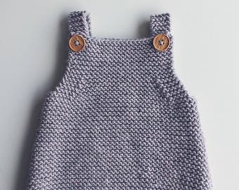 Baby All-In-One Knitting Pattern - Eve Romper PDF Knitting Pattern - Instant Download - Beginner Pattern - English Language