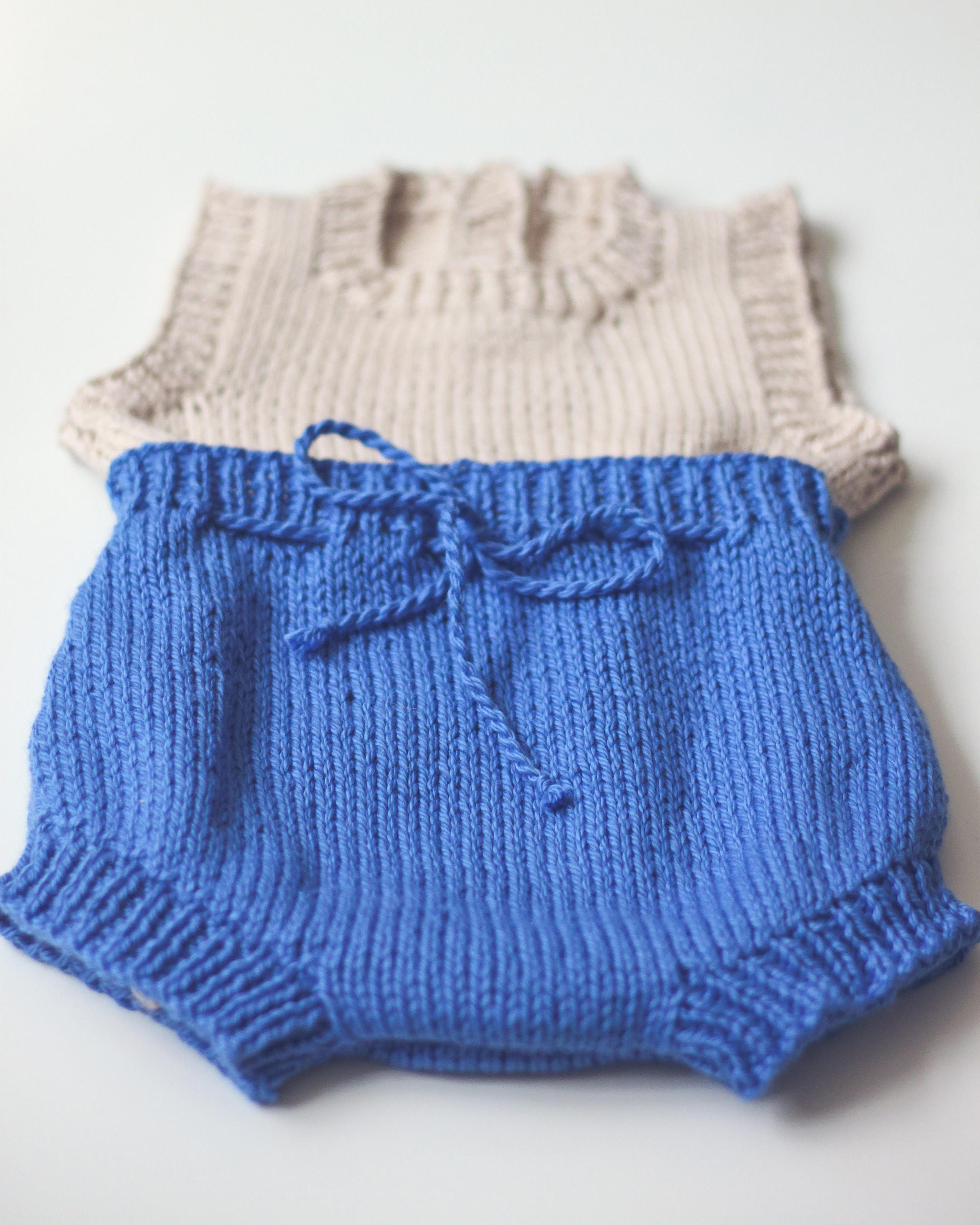 Baby Bloomers Knitting Pattern Lenny Knitted Shorts PDF Etsy UK