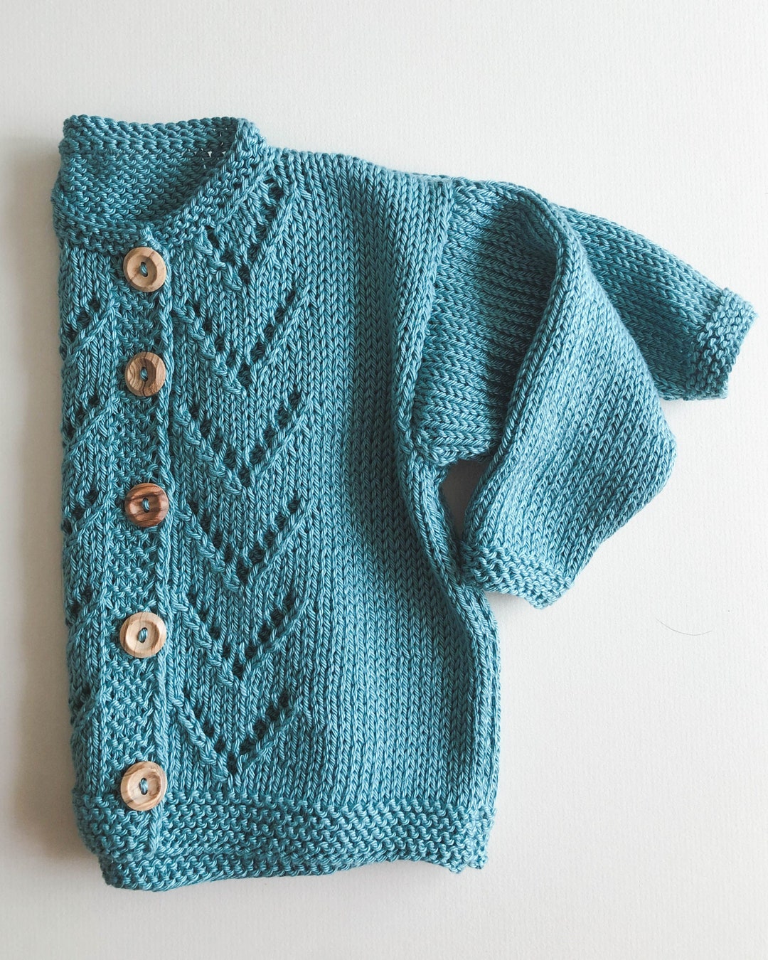 Lacey Cardigan Knitting Pattern for Baby and Kids PDF - Etsy