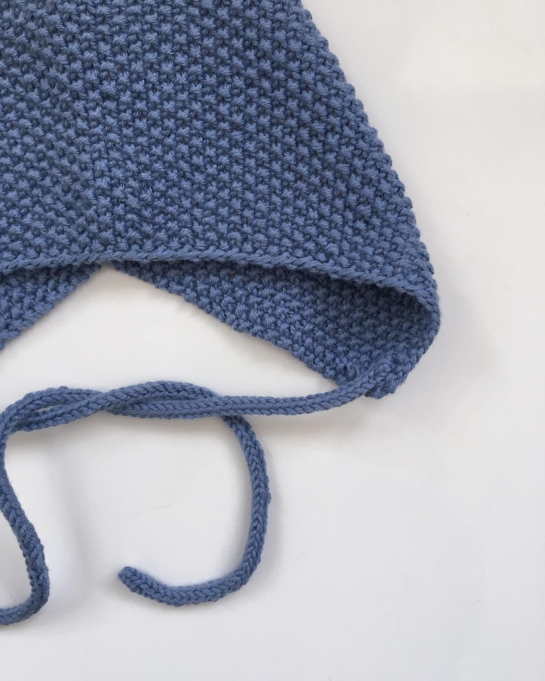 Modèle de tricot de bonnet de bébé Modèle de tricot PDF de chapeau tricoté Mio Téléchargement instantané Langue anglaise image 4