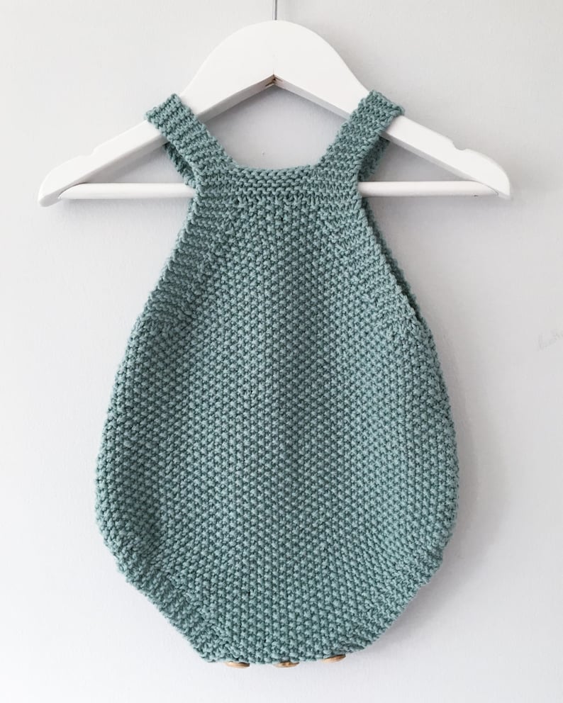 Baby Romper Knitting Pattern Mio Knitted Playsuit PDF Knitting Pattern Instant Download English Language image 4